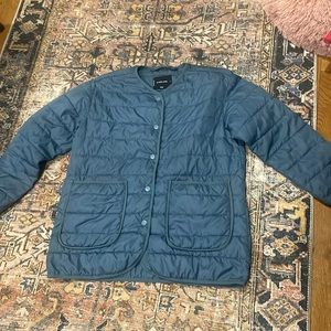 Powder Blue Everlane Coat